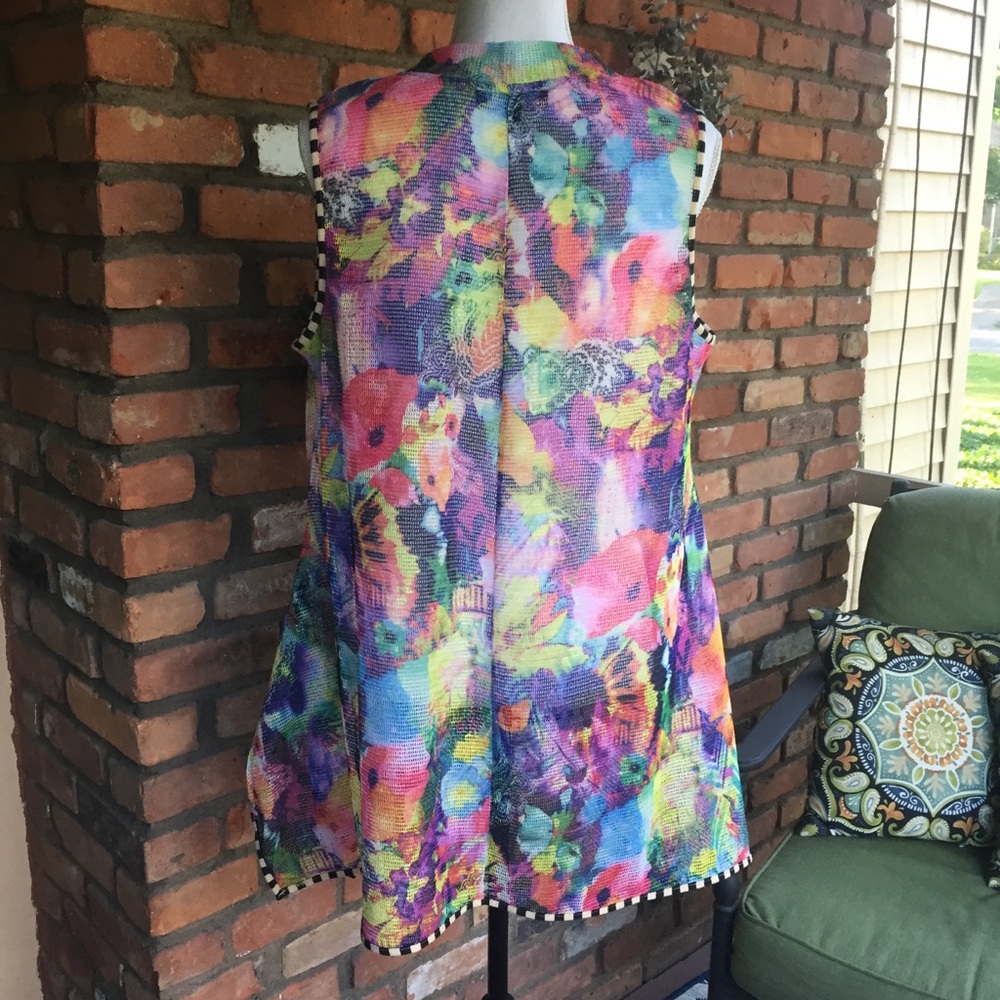 Funky 80s Mesh Smock - Picture 4 of 5